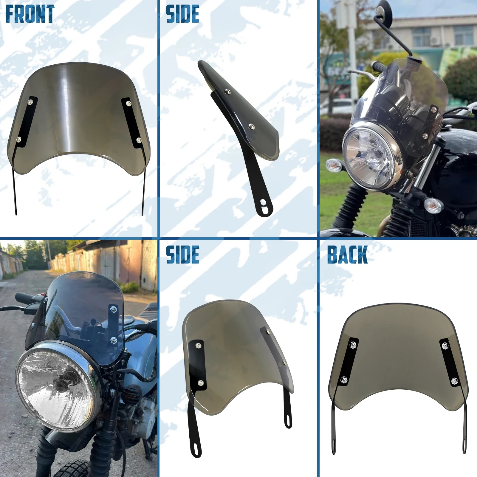 Motorcycle Windscreen Deflector 6.5