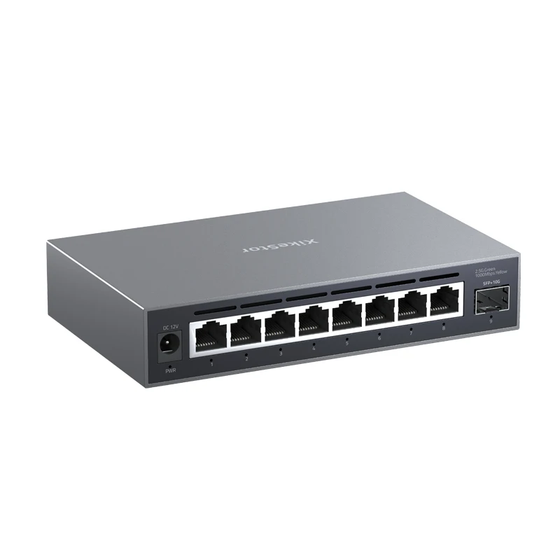 Imagem -03 - Xikestar-comutador Ethernet l2 Simples Sfp Mais Suporta Valn e Porta Distribuição um Clique Portas 2.5g Rj45 Porta