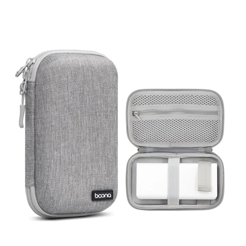 

Hard EVA Power Bank Storage Bag Large Capacity Multi-Function Cable Organizer Pouch Dust Proof Shockproof