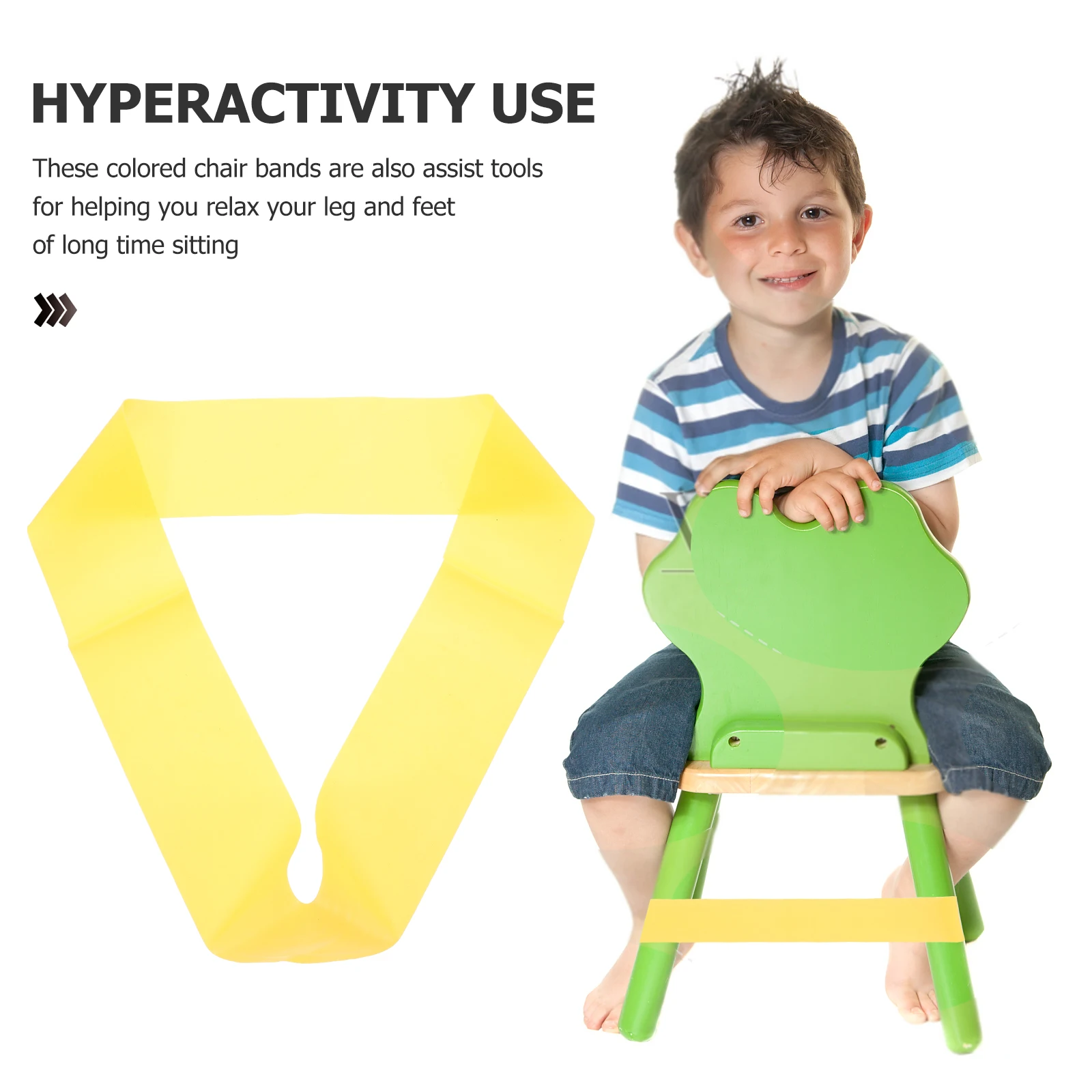 Colorful Table and Chair Fixing Straps Elastic Band Tables Chairs Bands Sensory for Kids