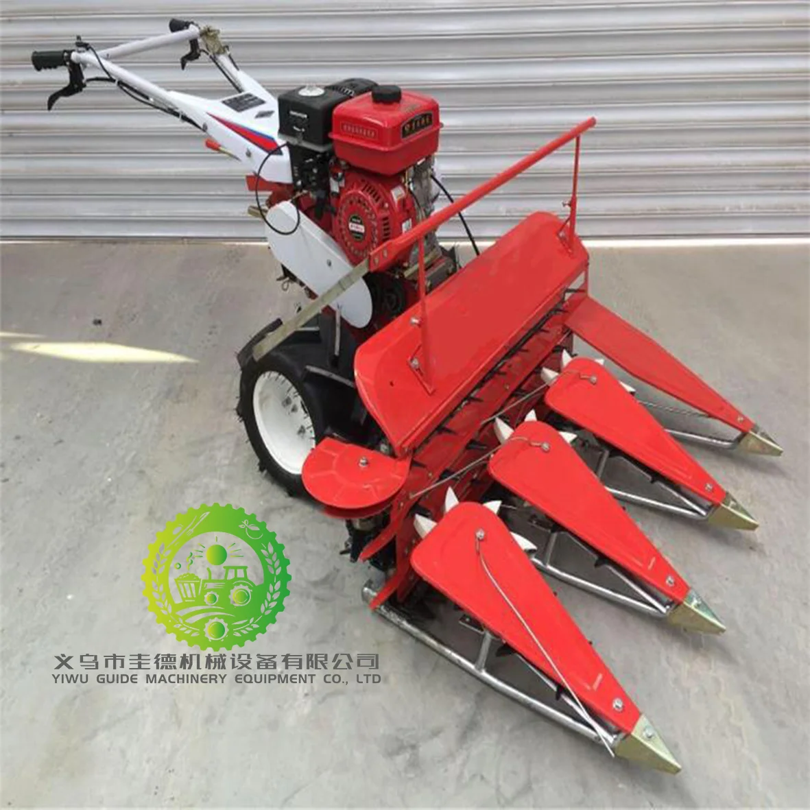 Small Walk-Behind Forage Reaper for Harvesting Alfalfa Oats Barley Wheat Corn Fodder Grass for Tea & Garlic Harvester