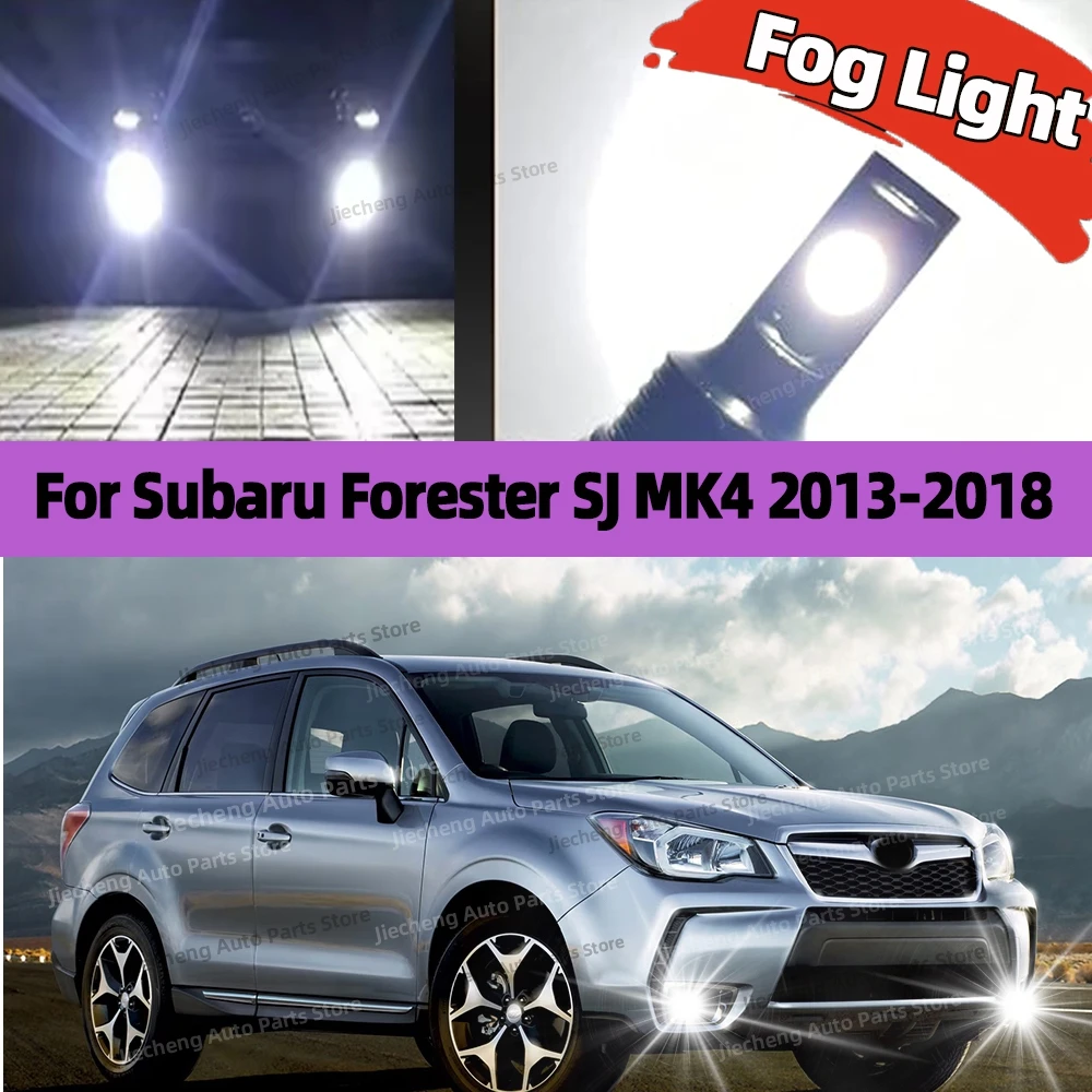 

2pcs 25000LM Front Fog Light Accessories LED Bulb Lamp 6000K For Subaru Forester SJ MK4 2013 2014 2015 2016 2017 2018