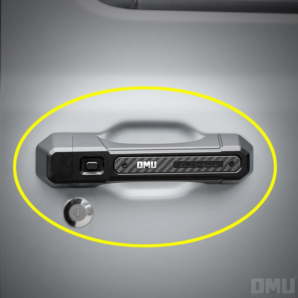 

Lantsun OMU009 5PCS door handle for jeep for wrangler JL 2018+ 4 door