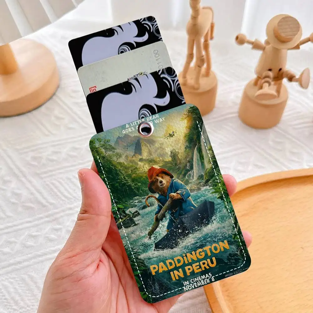حامل شخصي لفيلم الأطفال الكلاسيكي P-Paddington مناسب لبطاقة البنك، والمترو الأنفاق، وبطاقة محفظة بطاقة الحافلة #5