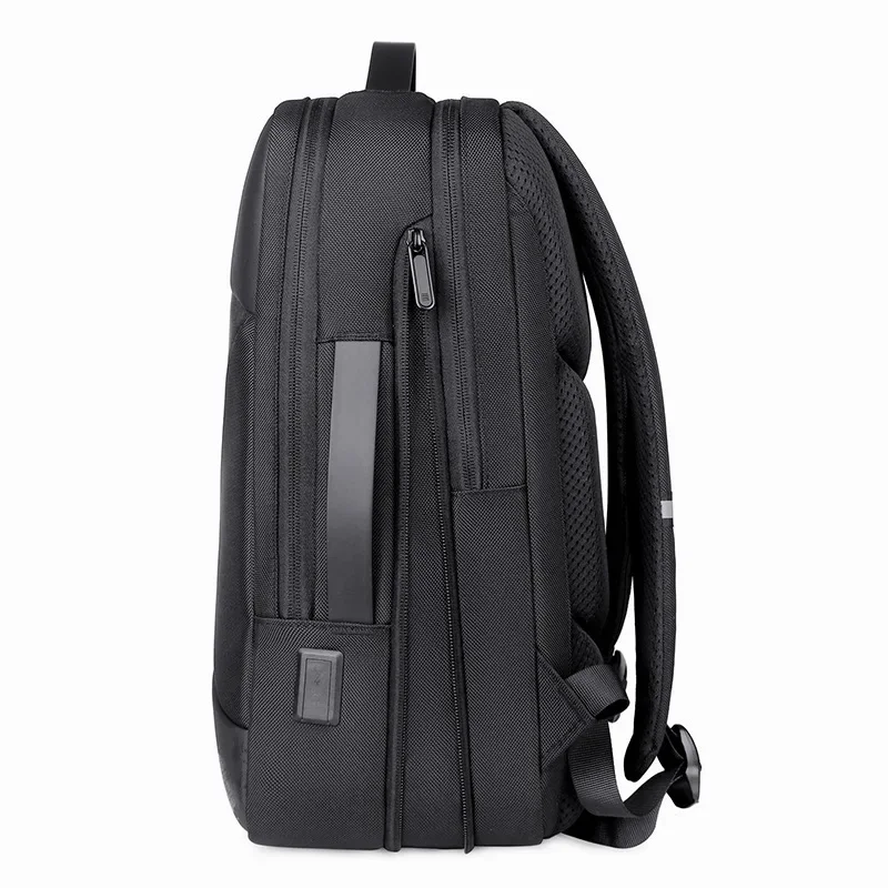 Multi-functional backpack men can expand large capacity waterproof business commuting backpack