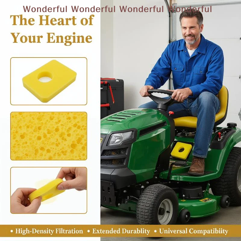 Pro Grade 2018 Yellow Air Filters 799579 Foam Sponge Replacement for Lawnmower Accessories Long Life for Garden Use