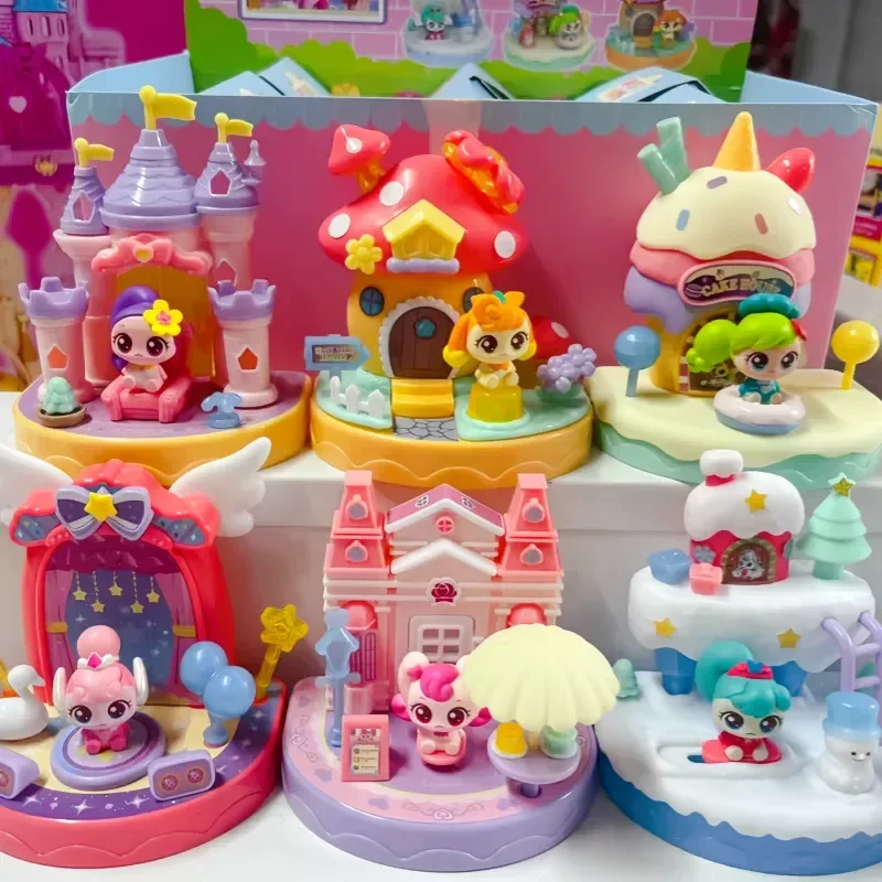 

Catch! Teenieping Magic Party Color Happy Assemble Blind Box Anime Figure Diy Model Kawaii Collecte Desktop Decor Birthday Gift