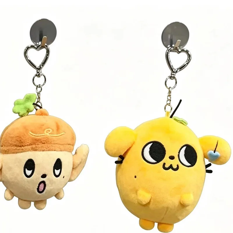 10CM New Kpop Fox Pendant Korean Ricky Yujin Keychain Lovely Keychains Bag Keyring Holder Fans Gifts Collection