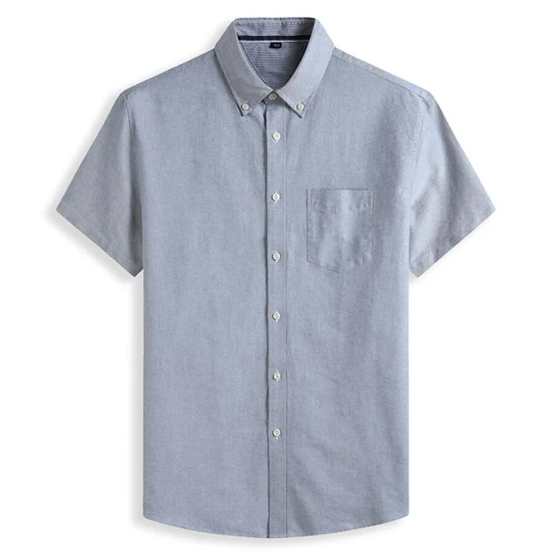 

Summer black shirts men big plus size large 10XL formal short sleeve shirt office mens dress business shirt 11XL 140KG 150KG