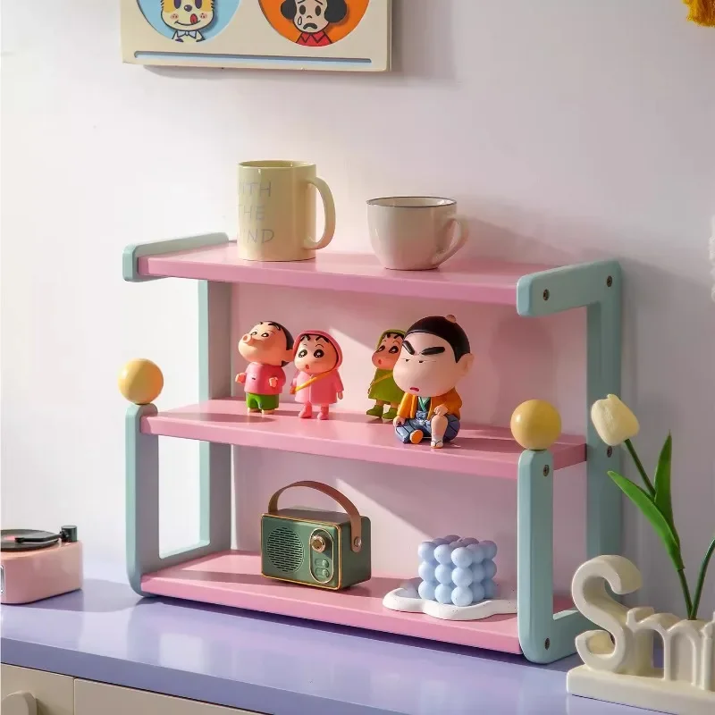 

Space-Saving Makeup & Perfume Storage Rack for Countertop/Mug/Book Multi-Tier Desktop Organizer Creative Cosmetic Display Shelf