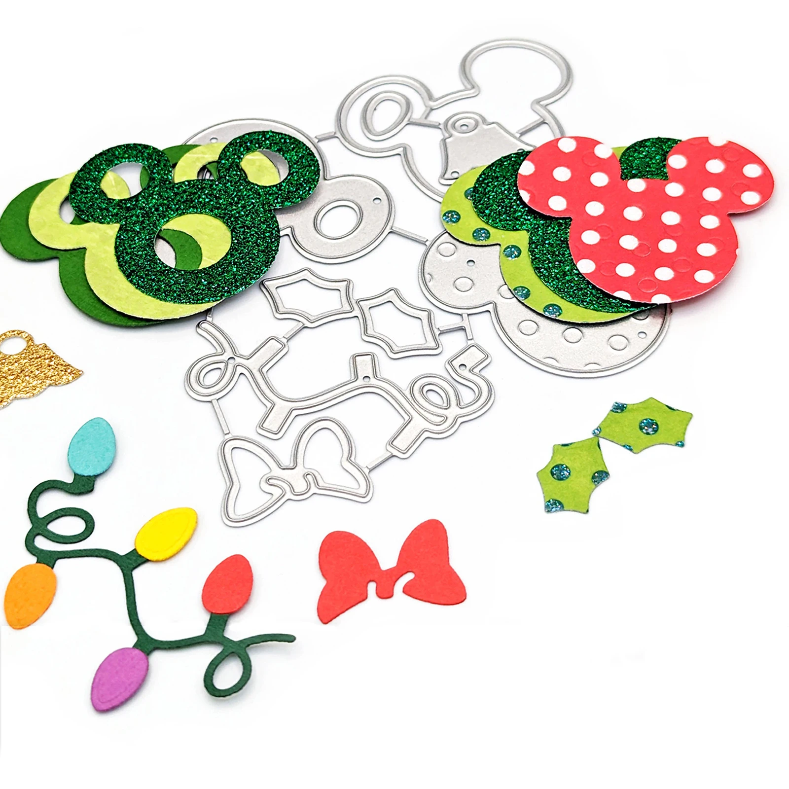 Mini Feestdagen Set Stansmessen DISNEY Diecut voor DIY Scrapbooking Decoratief Papieren Kaart Ambachten Maken Nieuwe 2023 Mes Schimmel