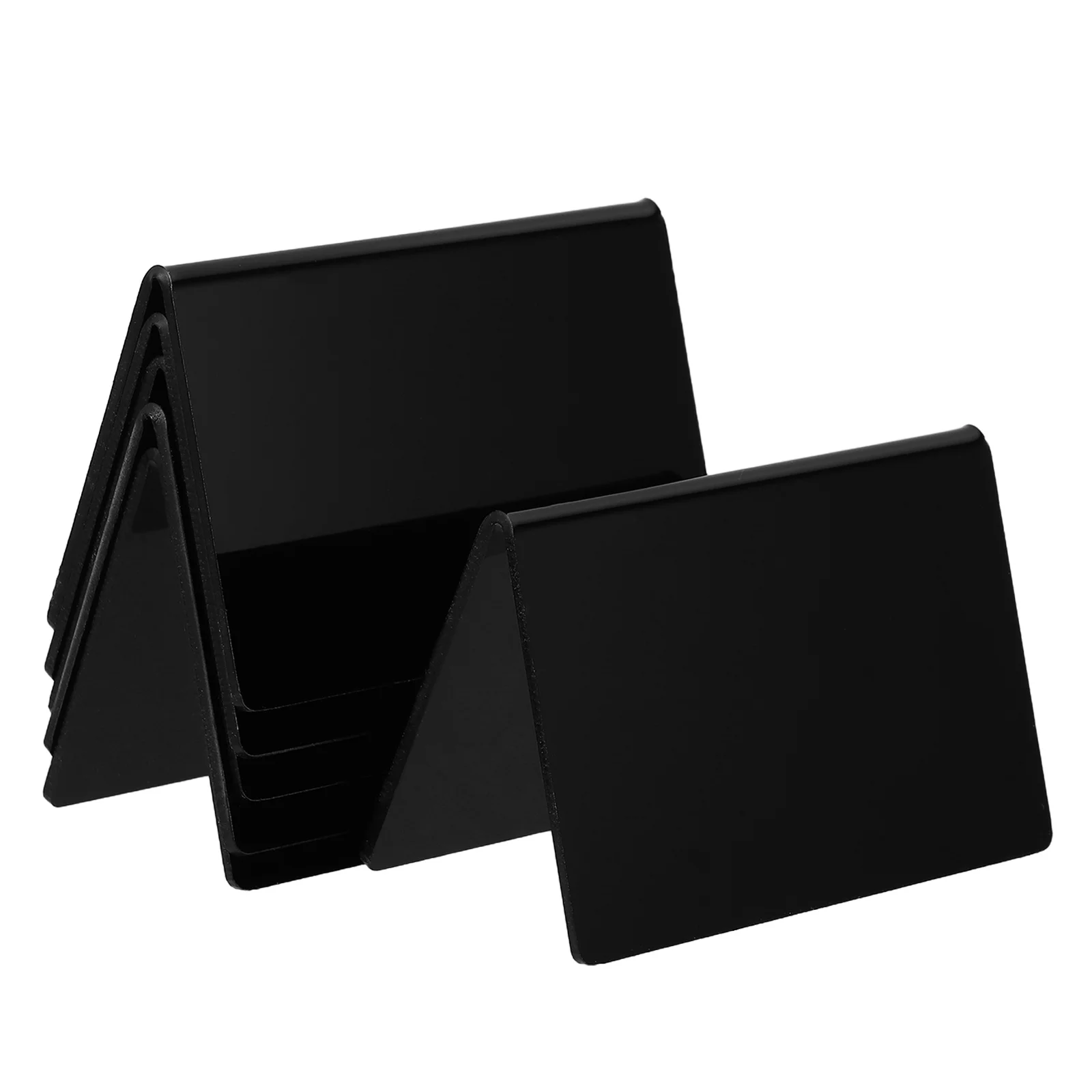 

6Pcs Mini Acrylic Chalkboard Sign Erasable Small Blackboard Labels for Food Bakery Party Wedding Party Chalkboard Labels