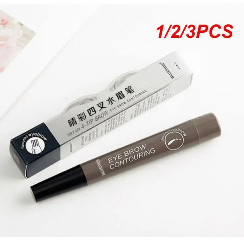 1/2/3PCS Fork Tip Natural-looking Eyebrows Shaping Liquid Ink Eyebrow Pen Enhancers Eyebrow Enhancers Natural-looking Result