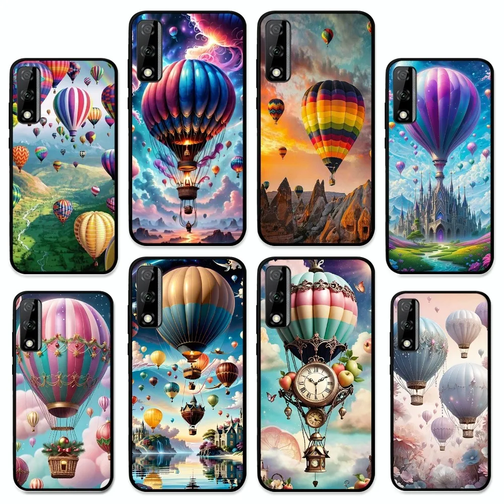 Hot Air Balloon Phone Case For Huawei Y9 6 7 5 Prime Enjoy 7s 7 8 plus 7a 9e 9plus 8E Lite Psmart Shell