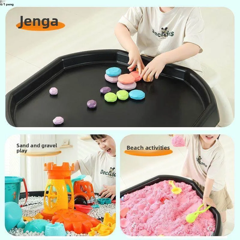 Kindergarten playing sand water table Cross-border teaching aids can lift foreign trade children's sand water table