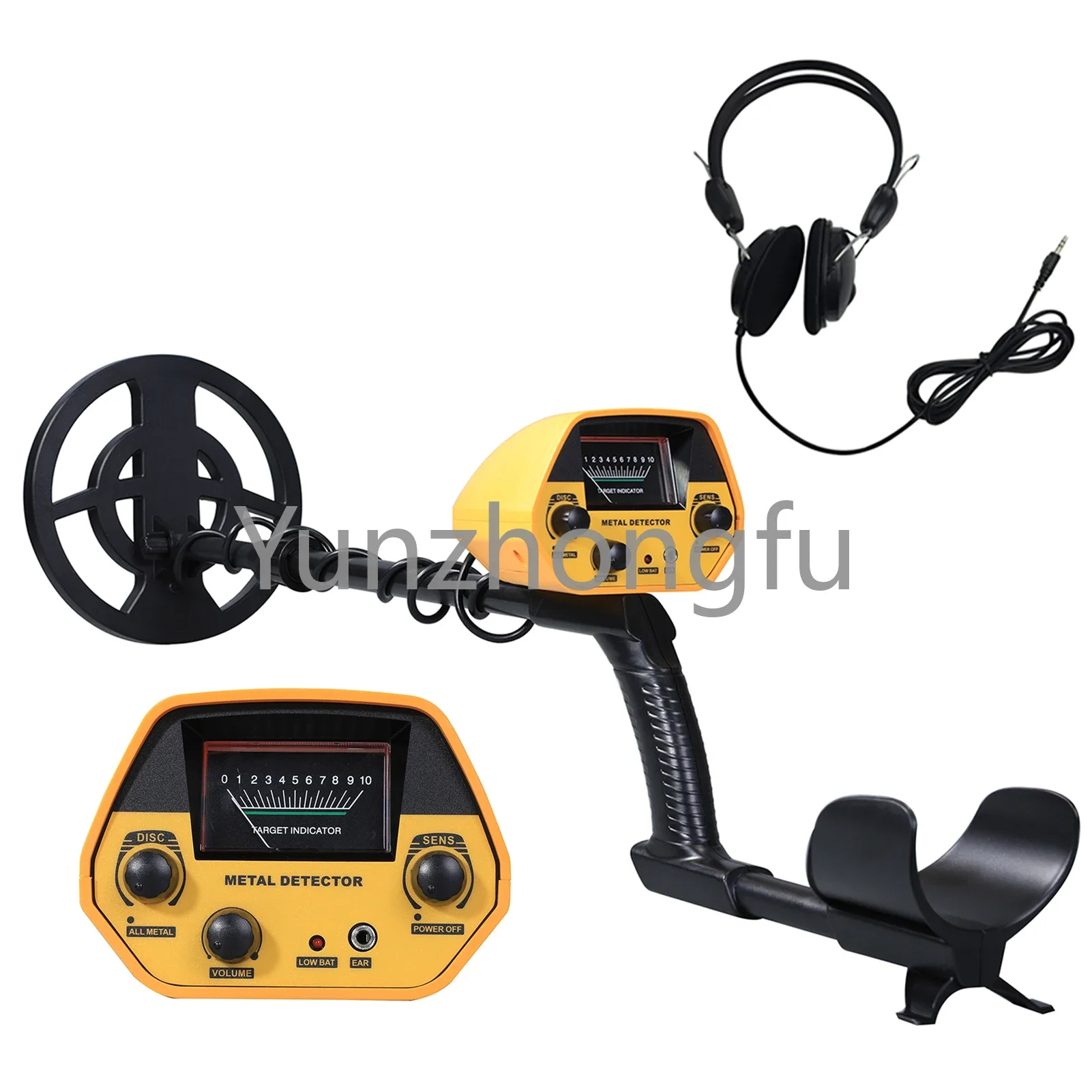 Underground Industrial Ground Scanner Metal Detector De Metales Gold Treasury Finder Treasure Hunter Kit with Headphone Headwear