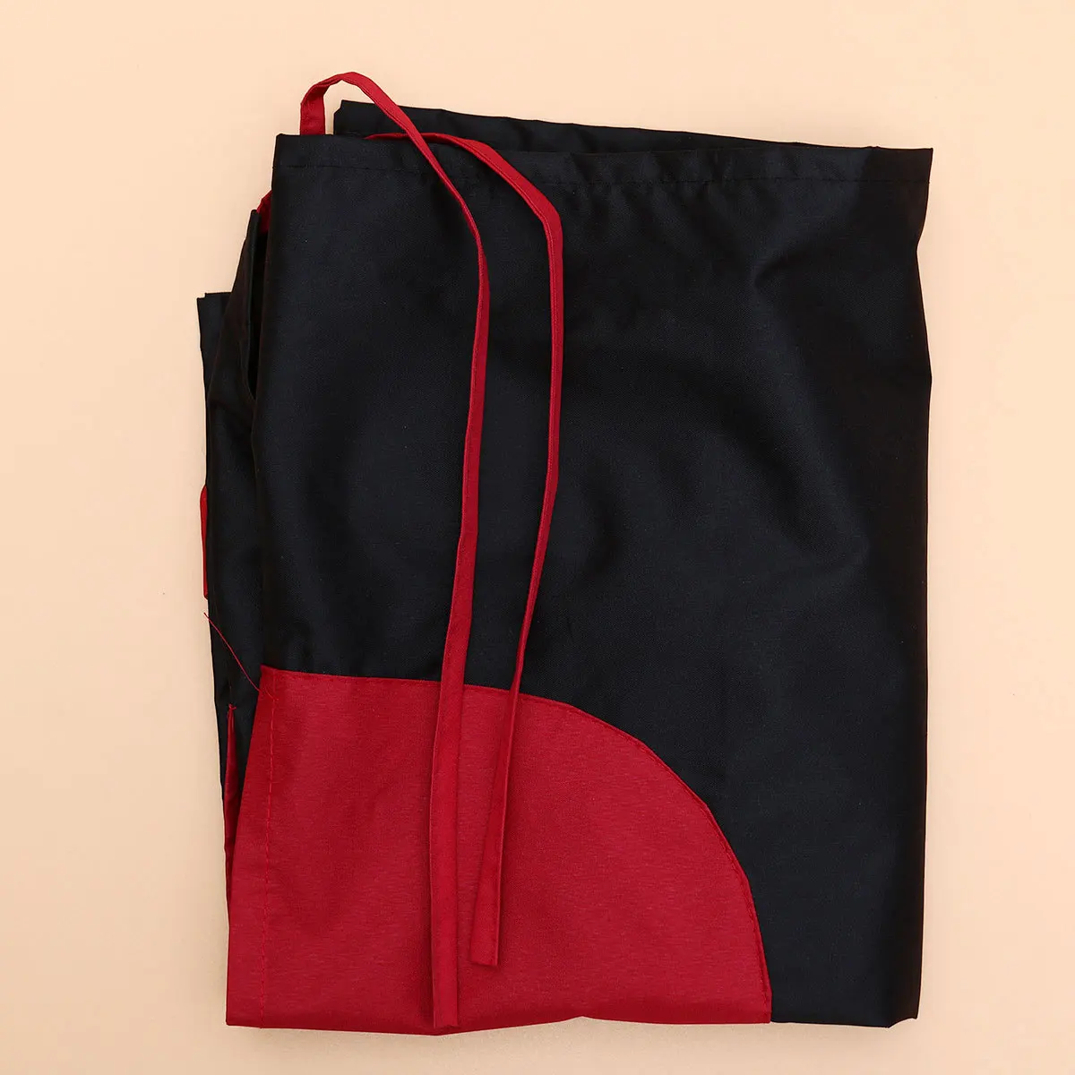 

1pc Kids Painting Apron Waterproof Reusable Art Smock With Pocket For Cooking Grilling Outdoor Bbq L 8-12 Years Old Black