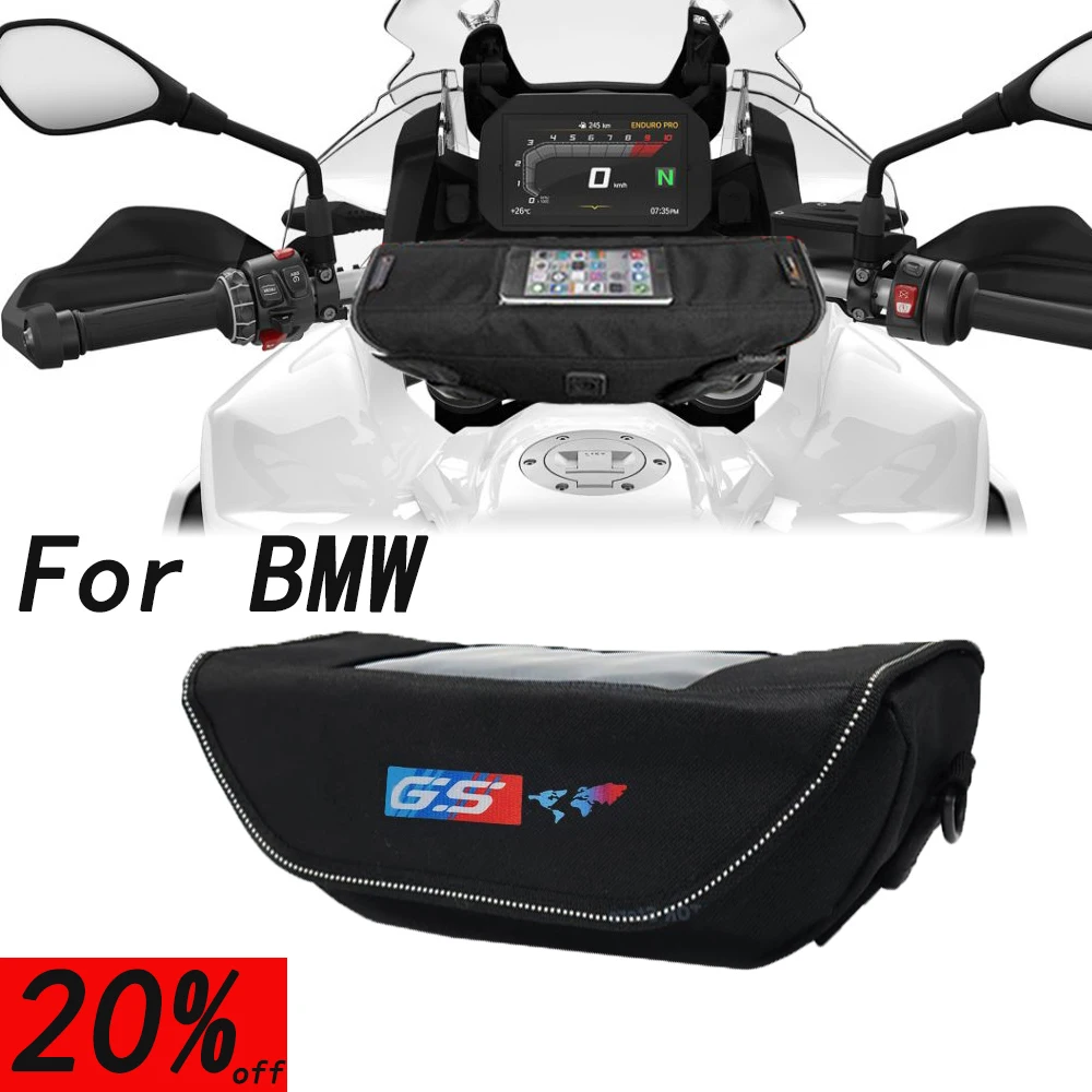 For BMW F750GS F800GS F850GS R1200GS R1250GS Motorcycle accessory Waterproof And Dustproof Handlebar Storage Bag navigation bag