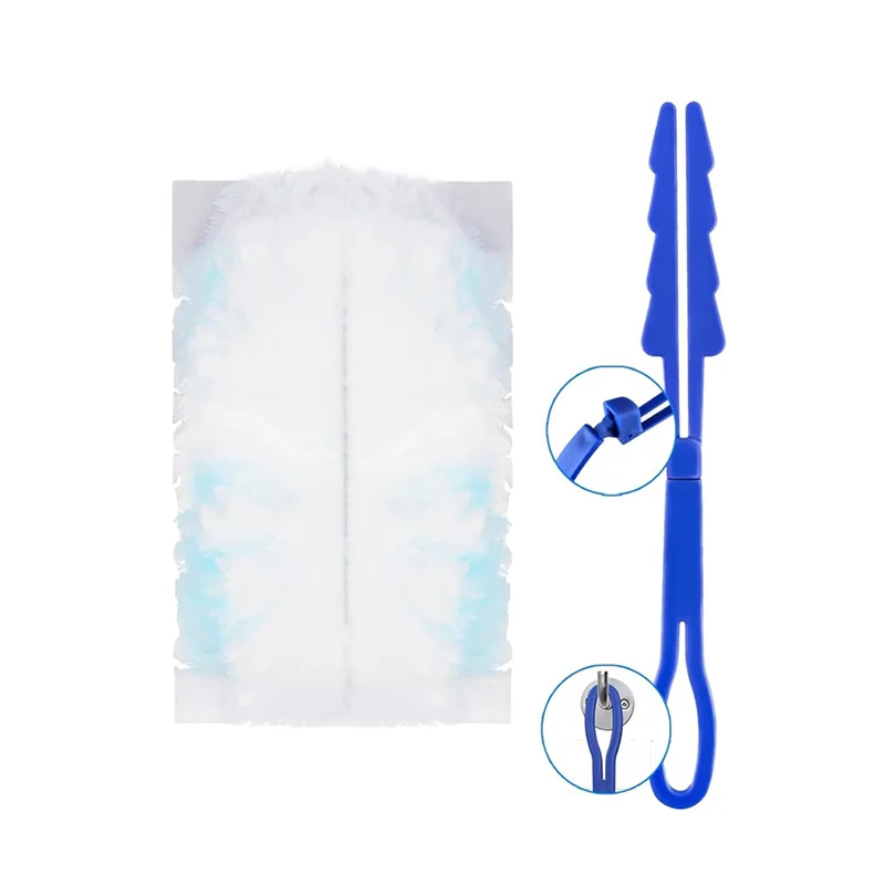 

M11K-84 шт. Пылесос с 2 ручками, сменный пакет с магнитом для пыли, электростатический пылеочиститель для грязи для дома, школы, офиса