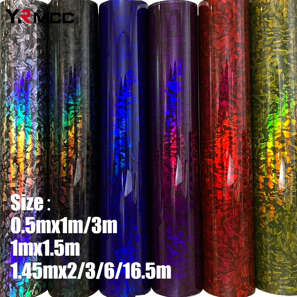 

Наклейки на капот автомобиля, внешний декор, 145x200 см, аксессуары для тюнинга авто, универсальная виниловая пленка для крыши и дверей с эффектом радуги и лазера