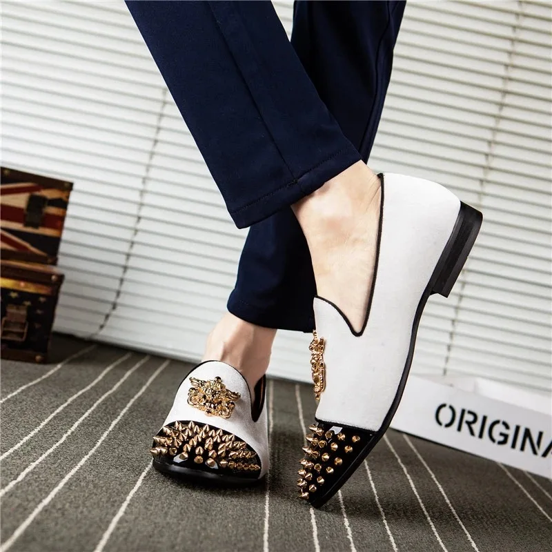 Large-size Business Casual Shoes British New Men's Leather Shoes Men's Oxford Shoes Pointed Loafers