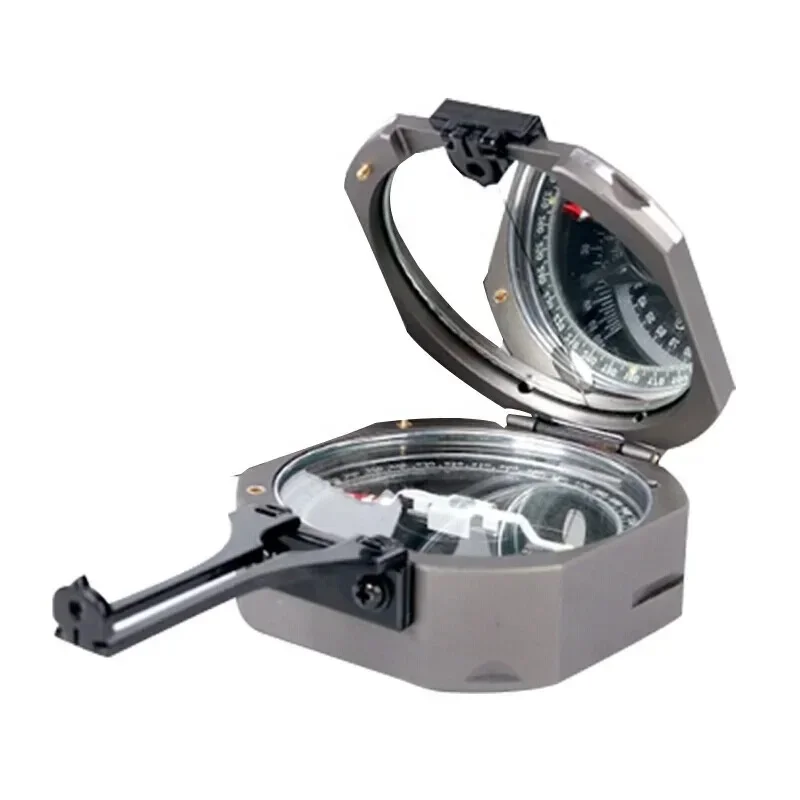 JHZ for 2024 hot sales Geology compass new steel metal  factory HGC-6  aluminium compass  for surveying geologist surveyor