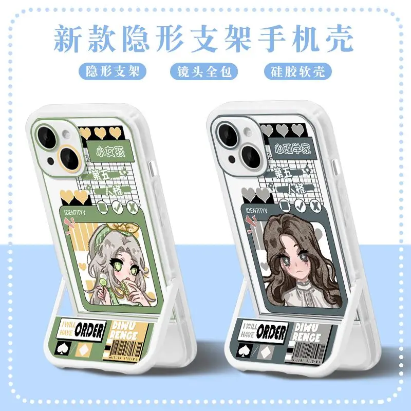 Identity V Ada Mesmer Psychologist Emil Patient Anime for Iphone15 Plus Cartoon Iphone Phone Case Phone Holder Protective Cases