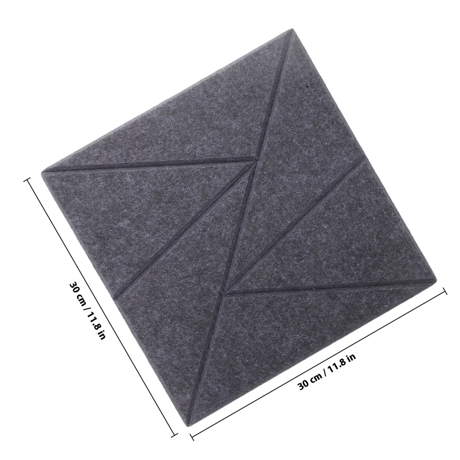 6 قطعة لوحة العزل الصوتي عالية الكفاءة الحد من الضوضاء منصات رغوة ذاتية اللصق عازل للصوت لغرفة الموسيقى غرفة الألعاب