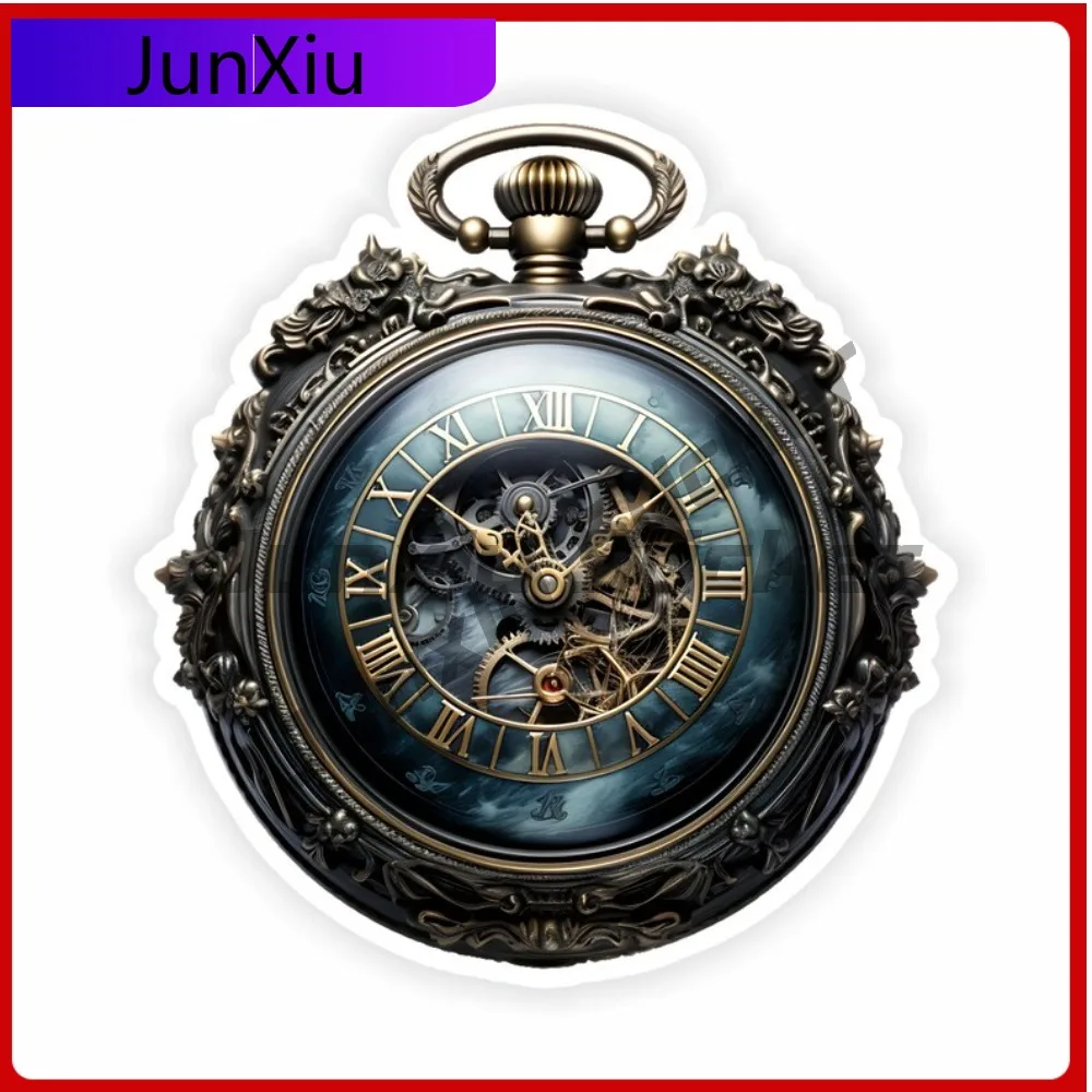 

Gothic Watch Stickers Waterproof Vinyl Custom Vehicle Decals Motorcycle Decoration Outdoor Electric Scooter Accessories Pvc