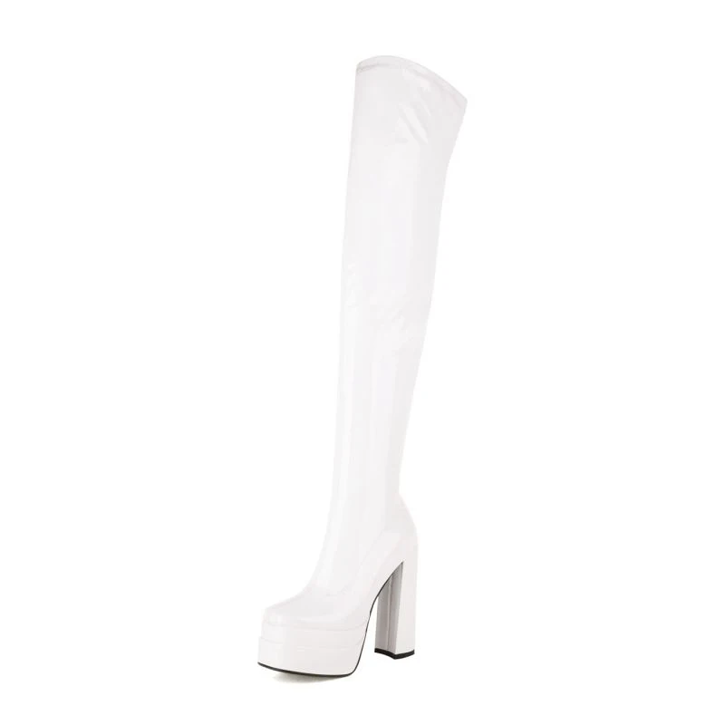 Professional Customized Sexy Stiletto High Heels Over The Knee Boots Women Stretch Thigh High Boots Ladies Long Boots