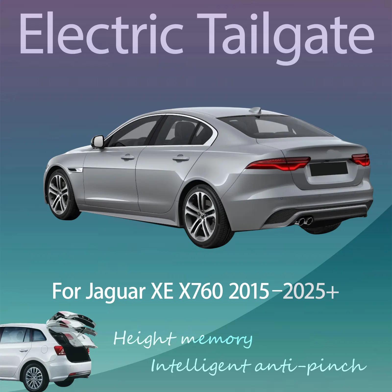 

For Jaguar XE X760 2015–2025+ Electric Tailgate Hands Free Operation Dual Rod Electric Trunk Suction Smart Control
