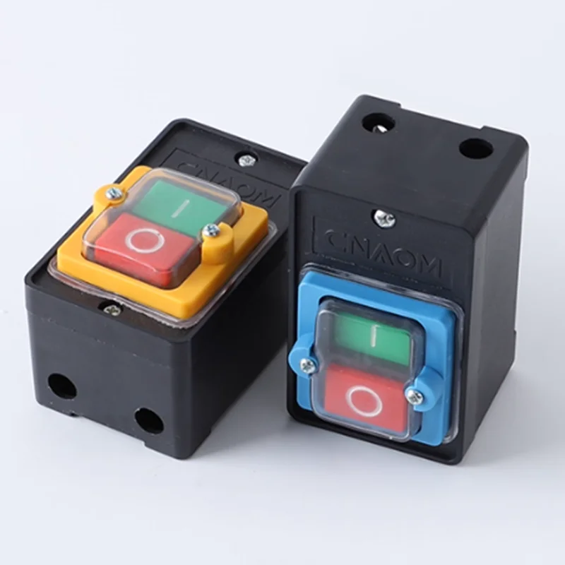 KAO-5M KAO-5H 10A Waterproof Drill Switch Control Button Box for KA0 Machine Tool/KH Cutting Machine 220V/380V Power Button