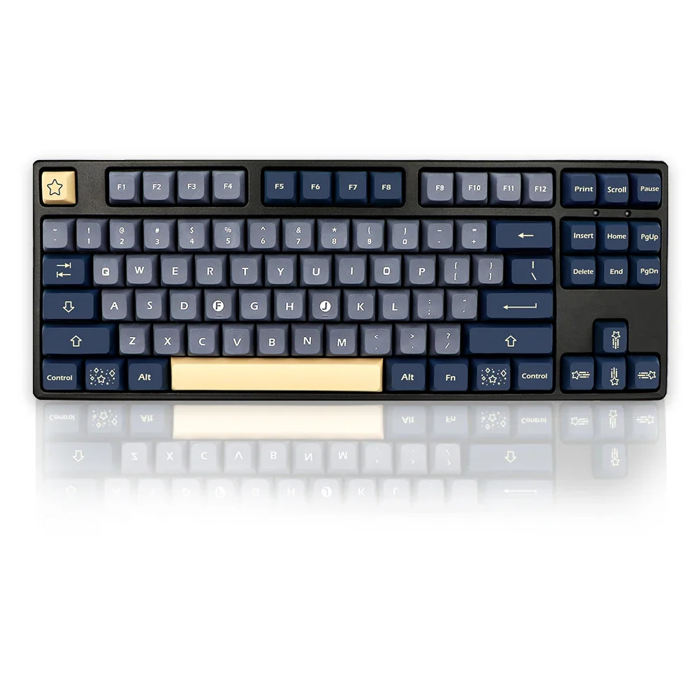Stargazing XDA keycap sublimazione su cinque lati 133 tasti PBT compatibile 64/68/104 tastiera meccanica 7U piccolo set completo