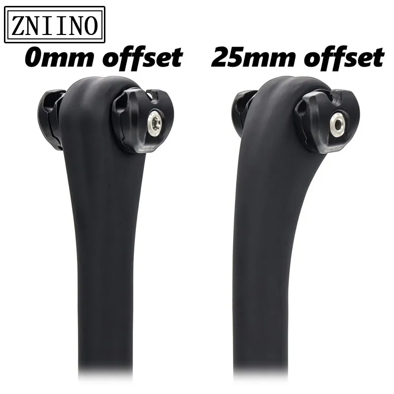 Nowa nie ma Logo 0mm 25mm przesunięta z włókna węglowego 27.2*350mm węglowa części rowerowe rowerowa MTB/rowery szosowe zacisk sztycy