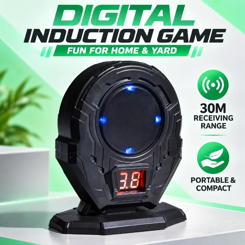 Home Entertainment Induction Game Target Digital Counter & Hit Sound Effect Accessory