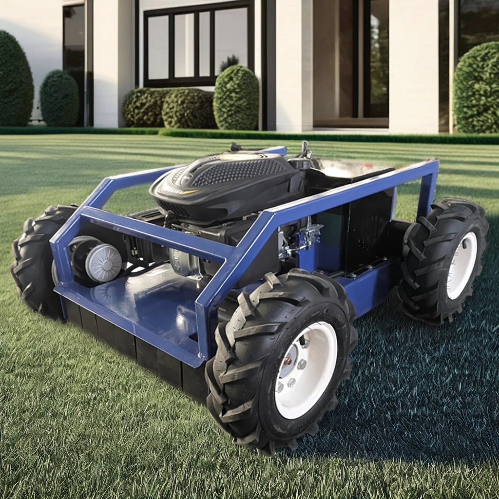 

Customized advanced technology gasoline powered lawn mower with zero turning machine drive free delivery