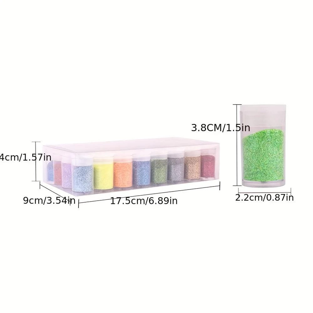 Set glitter da 32 colori, polvere glitter in resina ultrafine, varie polveri glitter per unghie, artigianato in vetro glitterato natalizio sparso