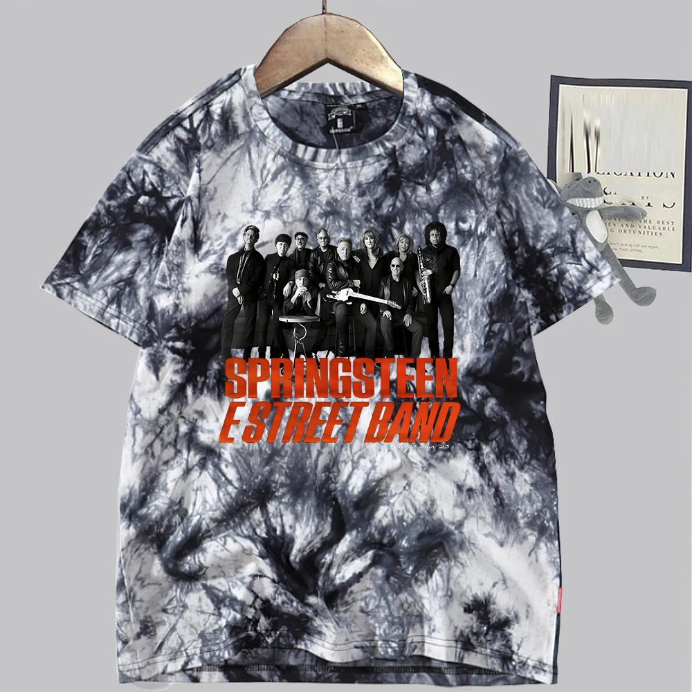 E STREET BAND ANNOUNCE 2023 T Shirt E STREET BAND Merchandise Merch Oversize Shirt Tie Dye Unisex Fans