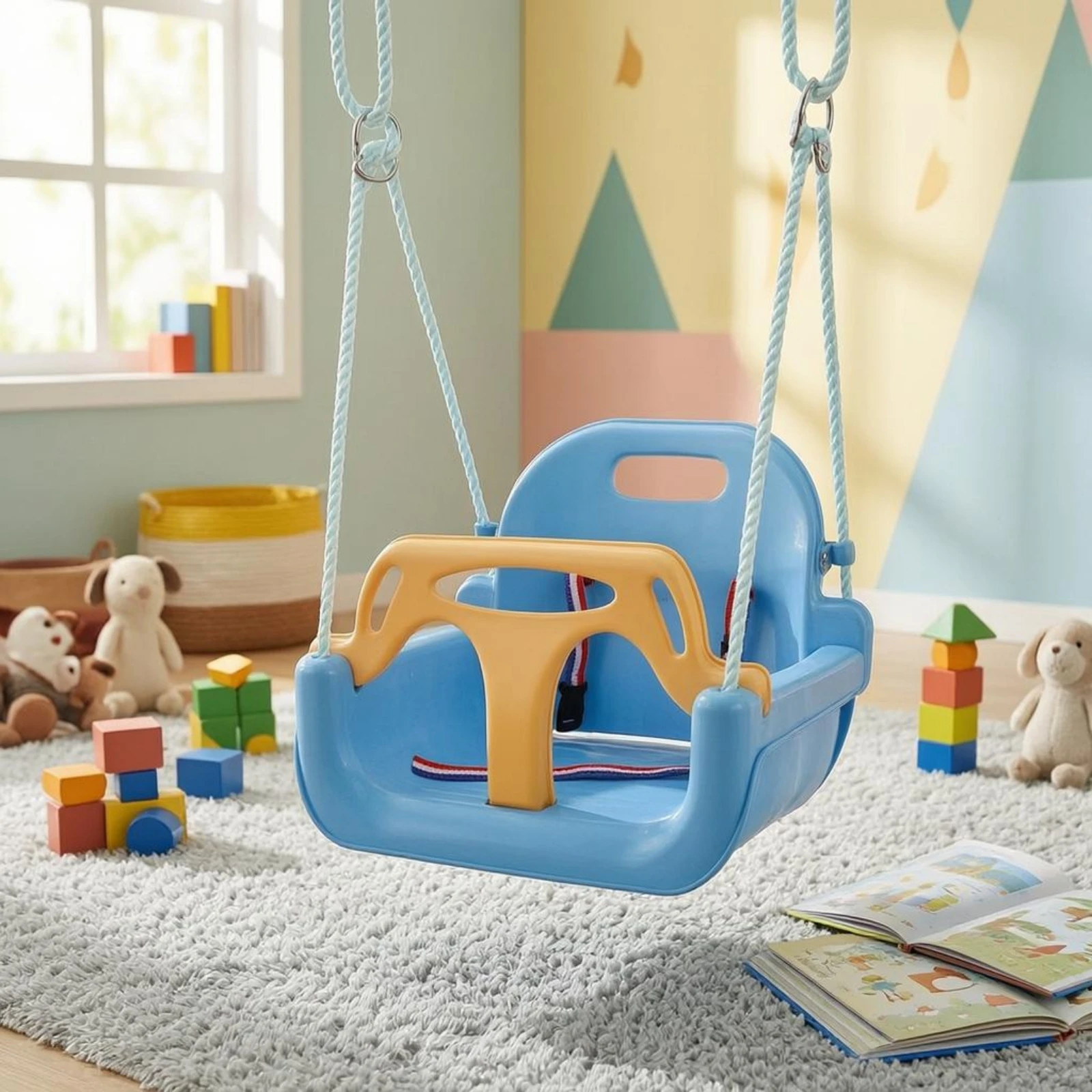 Kinderschommelstoel met hoge r - Kids Outdoor Swing recensie en prijs