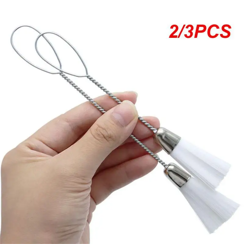 2/3PCS Sewing Machine Cleaning Brush Curved Stainless Steel Wire Home Supplies Keyboard Clean Brush Tail Multi-function