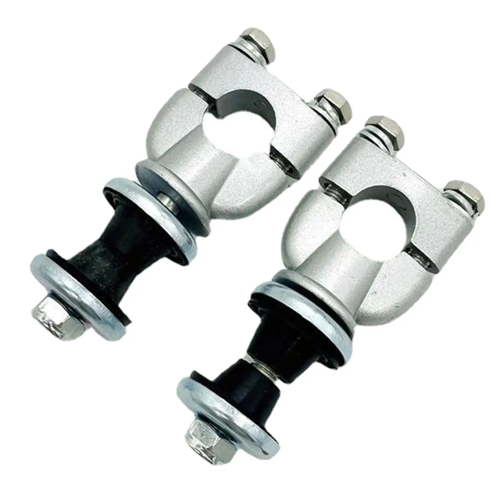 

2 шт., зажим для стояков руля мотоцикла, 7/8 дюйма, 22 мм, крепление на ручку