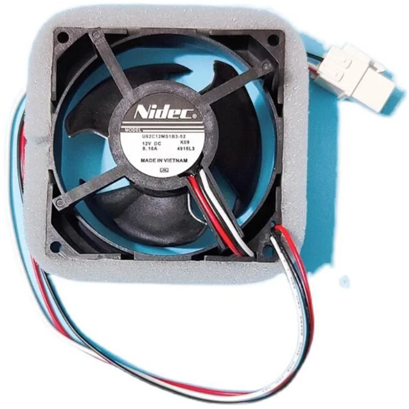 U92C12MS1B3-52 For NIDEC Refrigerator Refrigeration Cooling Fan 9CM 12V 0.16A