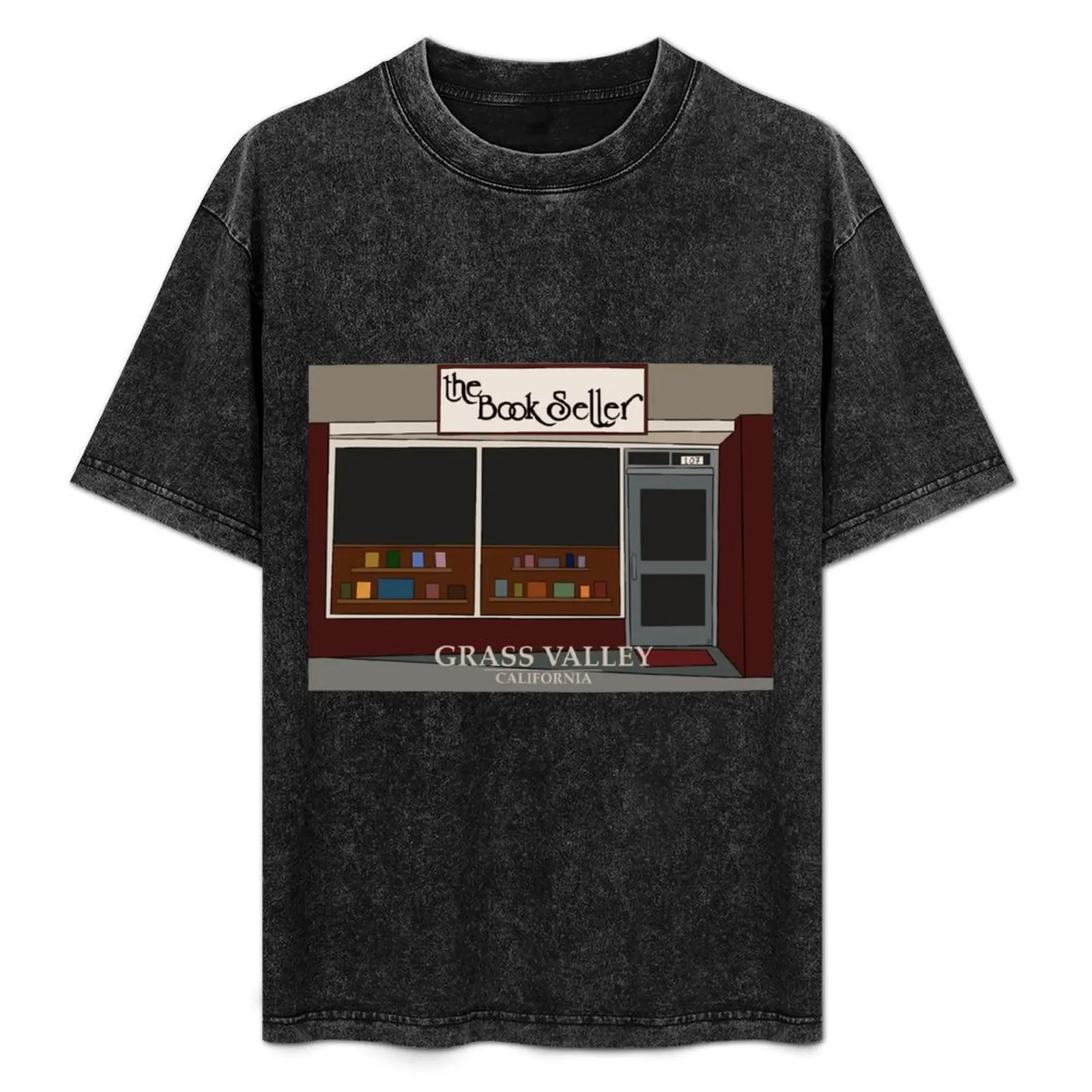 

The Book Seller Shop T-Shirt Casual All Match Tee Shirt for Men
