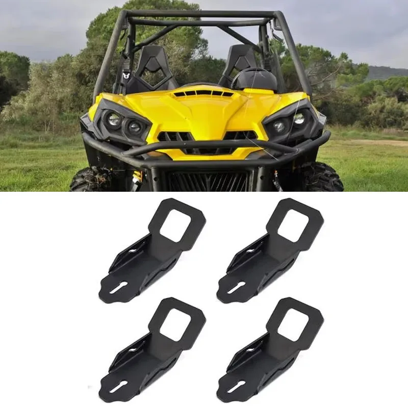 4pcs Trailer anchor hook Tie Down Brackets Hooks For Can Am Maverick Max X3 Maverick X3 2017 2018 2019 2020 2021 2022