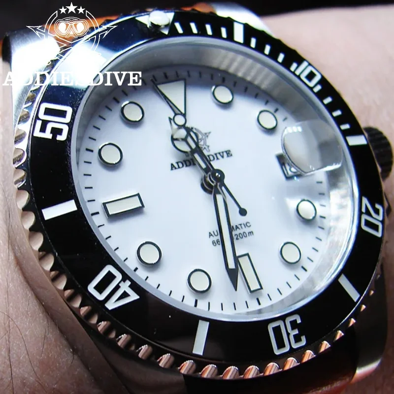 

ADDIESDIVE Men's Watch reloj hombre BGW9 Super Luminous 20Bar Waterproof 316L Stainless Steel Calendar Display Quartz Watches