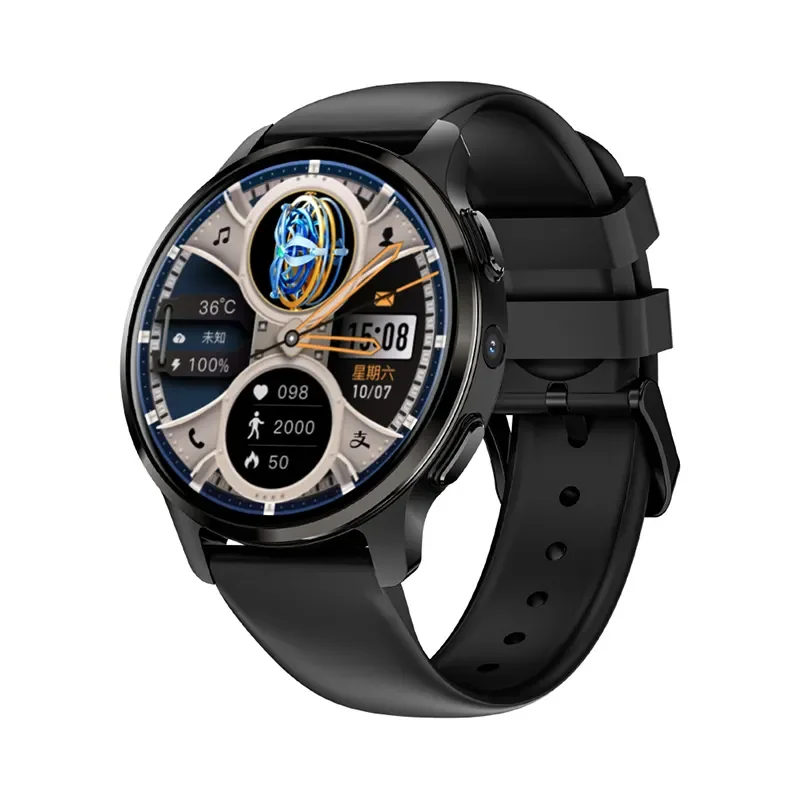 ساعة ذكية 4G من الفولاذ المقاوم للصدأ KB02 Pro GPS NFC Play Video Android Smartwatch مع شاشة Amoled 1.508 بوصة