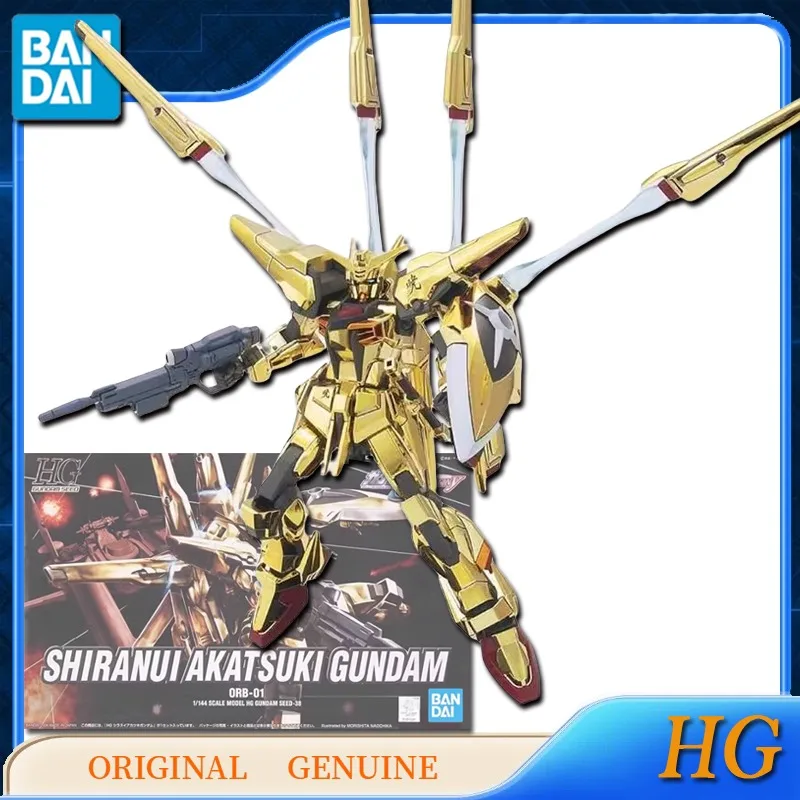 ของแท้ดั้งเดิมจาก HG Shiranui akatsuki ของเล่น Action FIGURE Anime GUNDAM สำหรับเด็กของขวัญเด็กเล็กเด็กผู้หญิงของสะสมโมเดลเครื่องประดับ