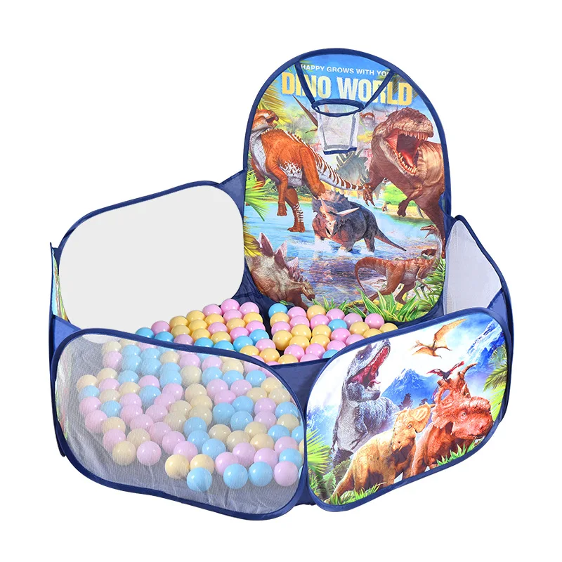 Barraca portátil dobrável da piscina da onda do oceano do poço das bolas das crianças para bebês com bolas coloridas diversão casa de jogo interior/exterior