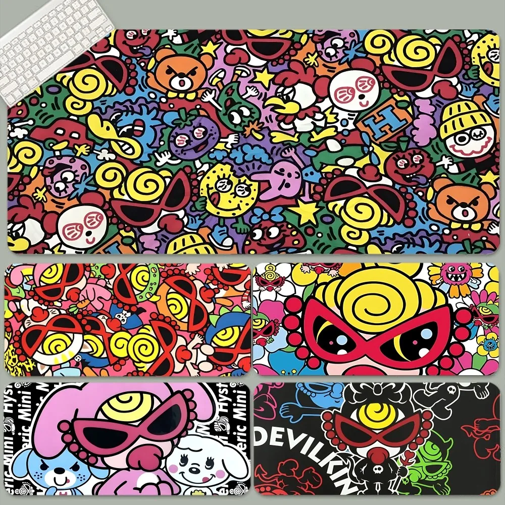 Japan Fashion Hysteric Mini Large XXL Table Mat Student Mousepad Gamer Computer Keyboard Pad Games Pad Desktop Mat