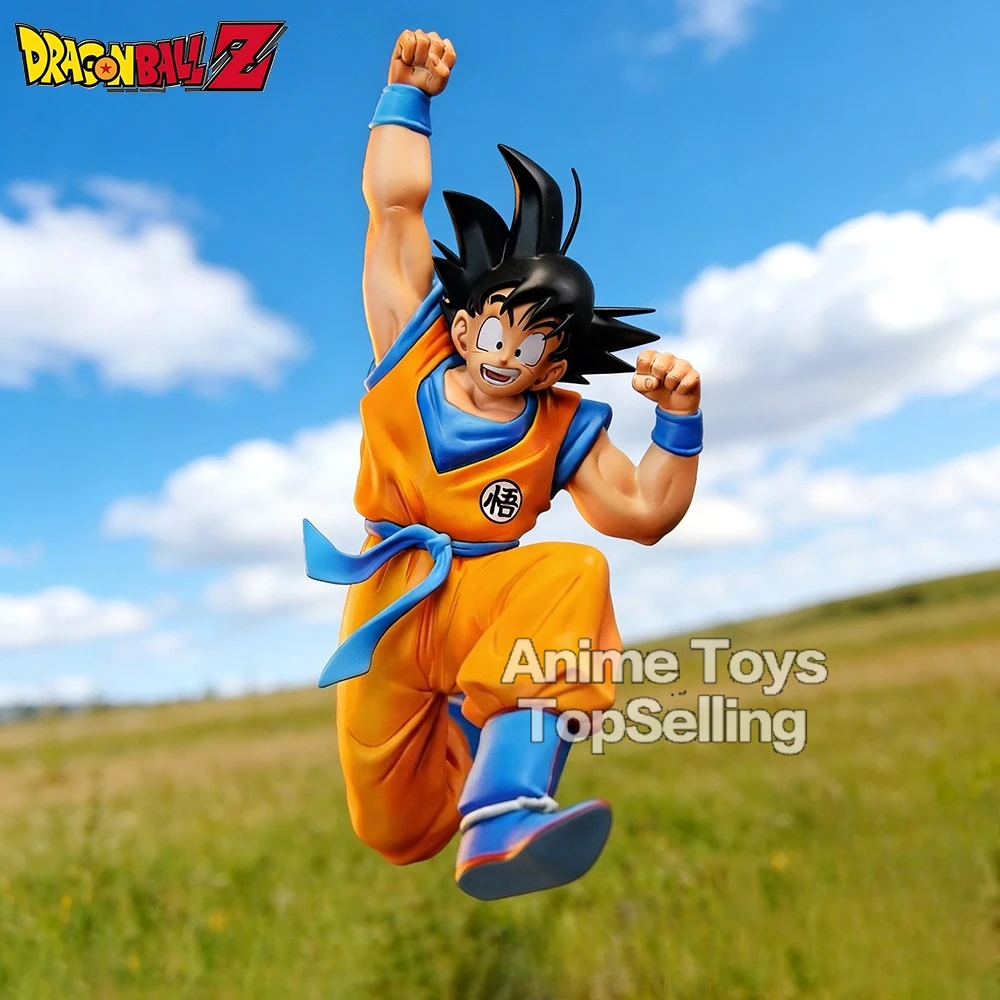 25cm Anime Dragon Ball Z Figur Jump Goku Actionfigur PVC Sammlermodell Spielzeug für Geschenke